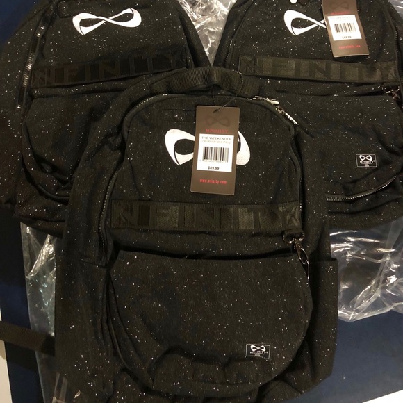nfinity weekender sparkle backpack